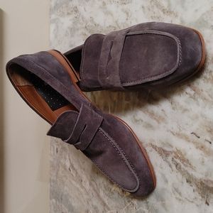 Gordon & Bros Gray Suede Loafers 42